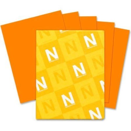 WAUSAU PAPERS Colored Paper - Neenah - Orange - 8-1/2" x 11" - 24 lb. - 500 Sheets 22561